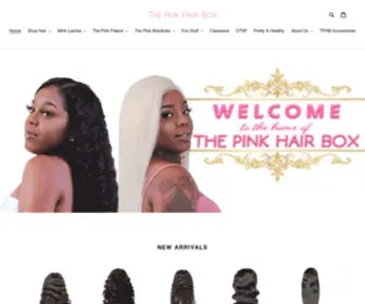 Thepinkhairbox.com(The Pink Hair Box) Screenshot