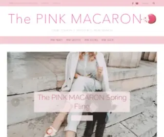 Thepinkmacaron.com(The PINK MACARON) Screenshot