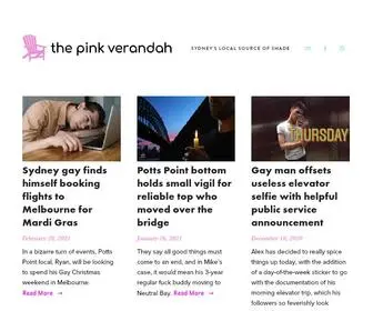 Thepinkverandah.com(The Pink Verandah) Screenshot