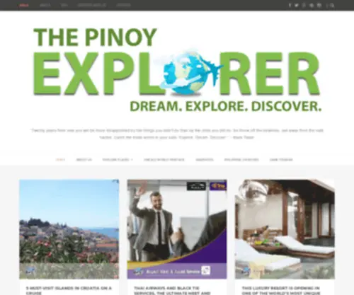 Thepinoyexplorer.com(THE PINOY EXPLORER) Screenshot
