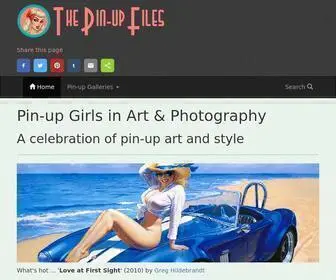 Thepinupfiles.com(Browse thousands of images in online galleries) Screenshot