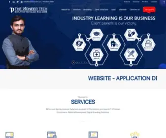 Thepioneertech.com(Website And Software Design & Development Company in Ahmedabad) Screenshot