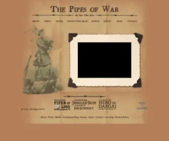 Thepipesofwar.com(Paradigm Motion Picture Company) Screenshot