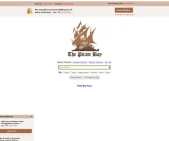 Thepiratebay.net.co(The Pirate Bay) Screenshot