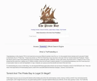 Thepiratesbay.io(The Pirate Bay Unblocked) Screenshot