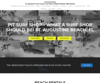 Thepitsurfshop.com(Augustine, FL) Screenshot