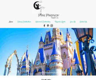Thepixieplannerstravelco.com(The Pixie Planners) Screenshot