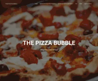 Thepizzabubble.com(A world of Pizza) Screenshot