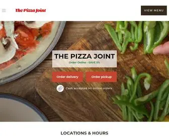 Thepizzajointmenu.com(Get 5% off your pizza delivery order) Screenshot