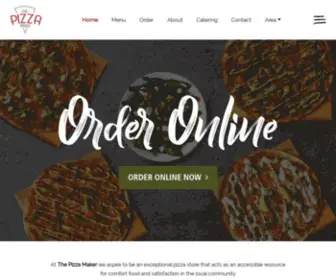 Thepizzamaker.com.au(Buy Authentic/Innovative/Signature Gourmet Pizza Online at Tempe) Screenshot