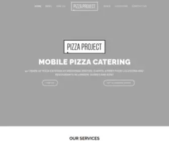 Thepizzaproject.co.uk(Mobile Pizza Catering for Weddings and Corporate Events) Screenshot