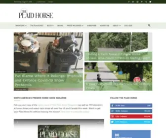 Theplaidhorse.com(The Plaid Horse Magazine) Screenshot