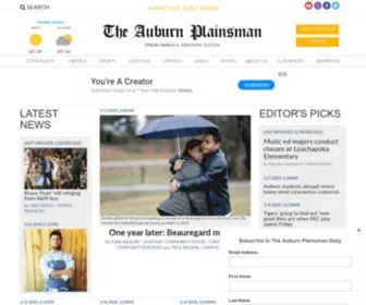 Theplainsman.com(The Auburn Plainsman) Screenshot