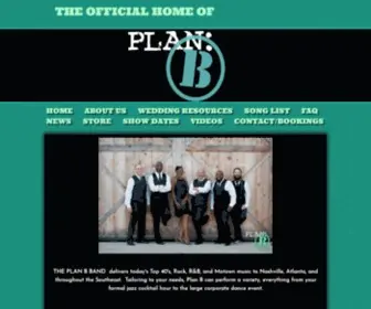 Theplanbband.com(The Plan B Band) Screenshot