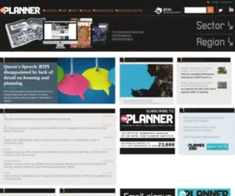 Theplanner.co.uk(Official magazine of the Royal Town Planning Institute (RTPI)) Screenshot