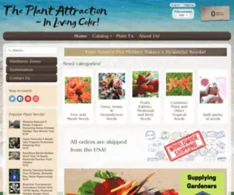 Theplantattraction.com(The Plant Attraction) Screenshot