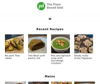 Theplantbaseddad.com(Everyday plant based recipes) Screenshot