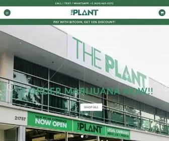 Theplantcannabis.org(THE PLANT Cannabis) Screenshot