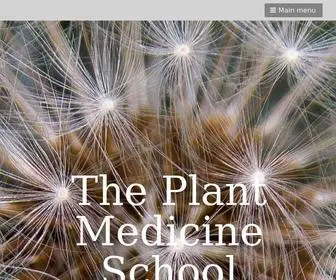 Theplantmedicineschool.com(The Plant Medicine School) Screenshot