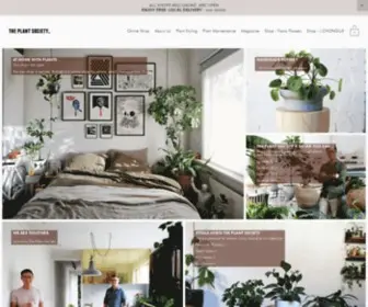 Theplantsociety.com.au(The Plant Society) Screenshot