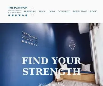 Theplatinumphysio.com(THE PLATINUM Physical Therapy & Wellness Center) Screenshot