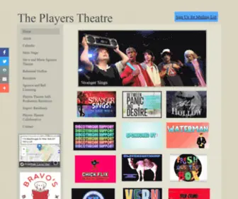 Theplayerstheatre.com(Theplayerstheatre) Screenshot
