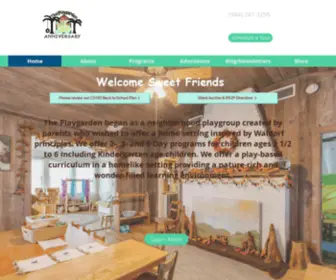 Theplaygarden.org(The Playgarden) Screenshot
