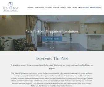 Theplazawestwood.com(The Plaza At Westwood) Screenshot