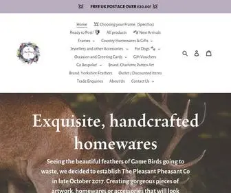 Thepleasantpheasant.net(The Pleasant Pheasant Co) Screenshot