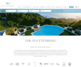 Theplettenberghotel.com(The finest Plettenberg Bay Hotel) Screenshot