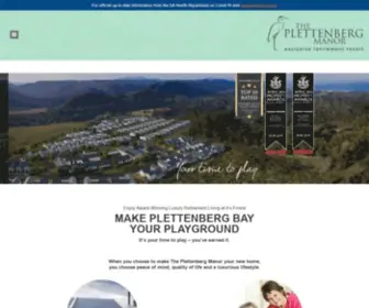 Theplettmanor.co.za(The Plett Manor Retirement Living at it’s Finest) Screenshot