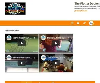 Theplotterdoctor.com(Theplotterdoctor) Screenshot