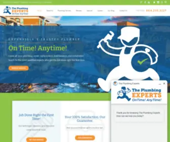 Theplumbingexperts.com(Greenville Septic & Plumbing Services) Screenshot