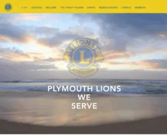 Theplymouthlions.org(HOME) Screenshot