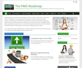 Thepmoroadmap.com(Helping Organizations Improve Their Project) Screenshot