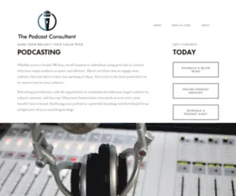 Thepodcastconsultant.com(The Podcast Consultant) Screenshot