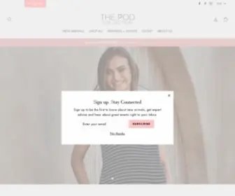 Thepodcollection.com(Maternity Clothes) Screenshot