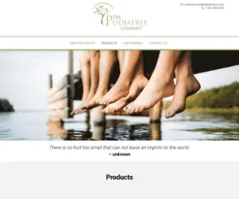 Thepodiatreecompany.com(Feet) Screenshot