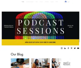 Thepodsessions.com(What equipment do I need to start a podcast) Screenshot