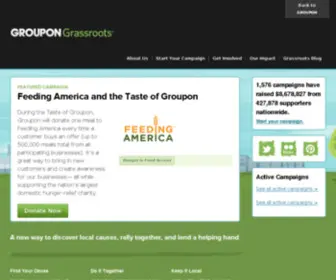 Thepoint.com(Groupon Grassroots) Screenshot