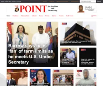 Thepoint.gm(Gambia News) Screenshot