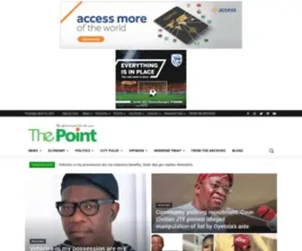 Thepointng.com(The point is a newspaper) Screenshot