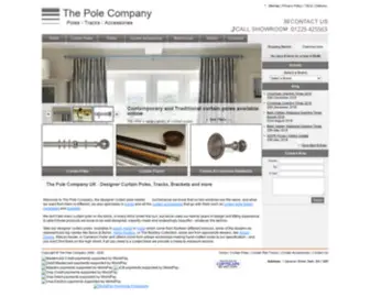 Thepolecompany.co.uk(Designer Curtain Poles UK) Screenshot