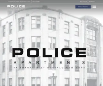 Thepoliceapartments.com(The Police Apartments is a pet) Screenshot