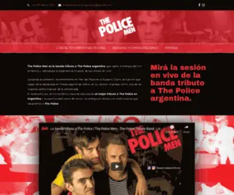 Thepolicemen.com.ar(Banda Tributo a The Police) Screenshot