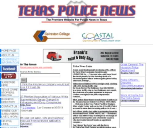 Thepolicenews.net(Texas Police News) Screenshot