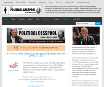 Thepoliticalcesspool.org(The Political Cesspool Radio Program) Screenshot