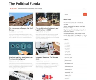 Thepoliticalfunda.com(The Political Funda) Screenshot