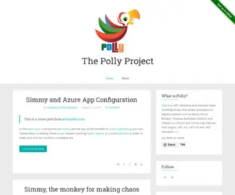 Thepollyproject.org(The Polly Project) Screenshot