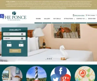 Theponcestaugustine.com(The Ponce St) Screenshot